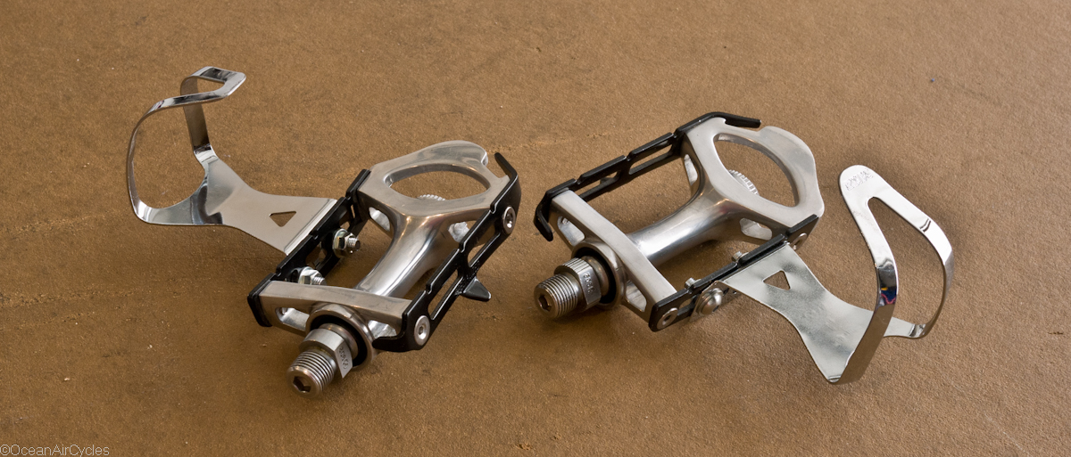 half clipless pedals